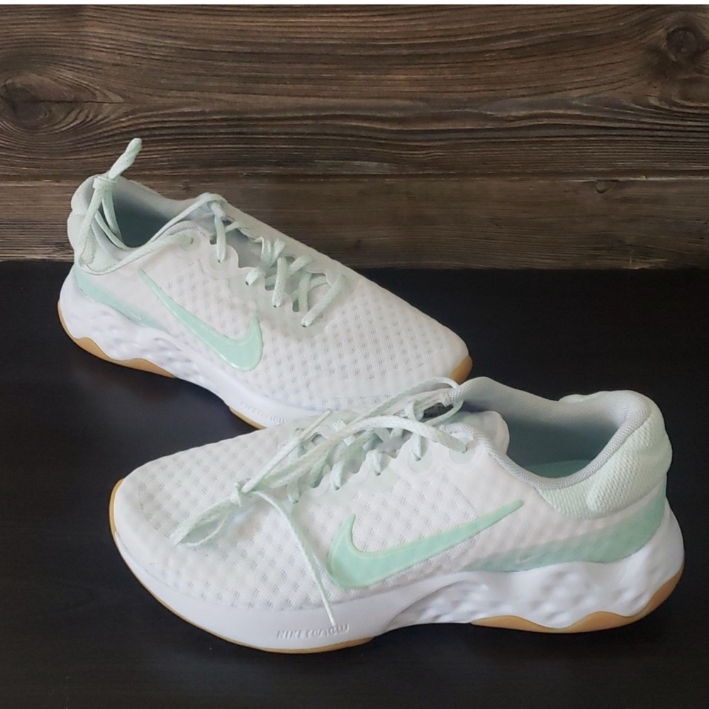 Nike Renew Ride 3 White Mint Green Sneakers